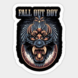 FALL AND OUT BAND Sticker